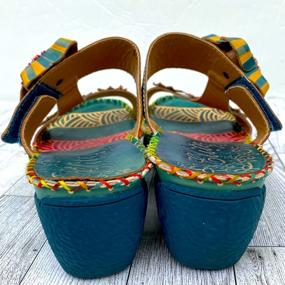 Elite Womens Love Slide Wedge Sandals Size 10 - Picture 7 of 12